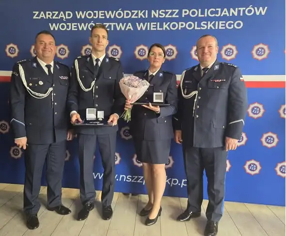 Kryształowe Gwiazdy dla policjantów ze Słupcy za bohaterską akcję na torach