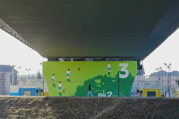 Nowy mural piłkarski w Golinie – dzieło kibiców Polonii