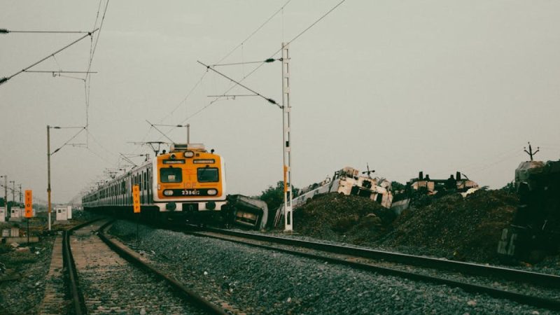 Tragiczny wypadek na torach pod Słupcą. Nie żyje potrącony przez pociąg człowiek