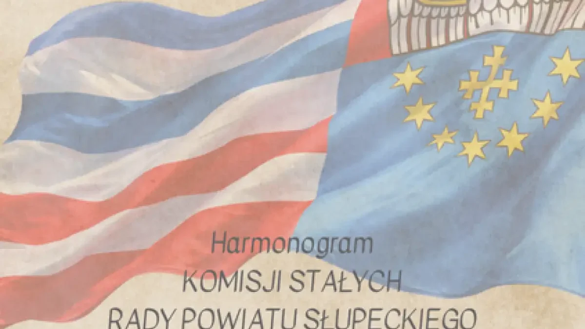 Harmonogram prac komisji stałych w Powiecie Słupeckim na kwiecień 2026