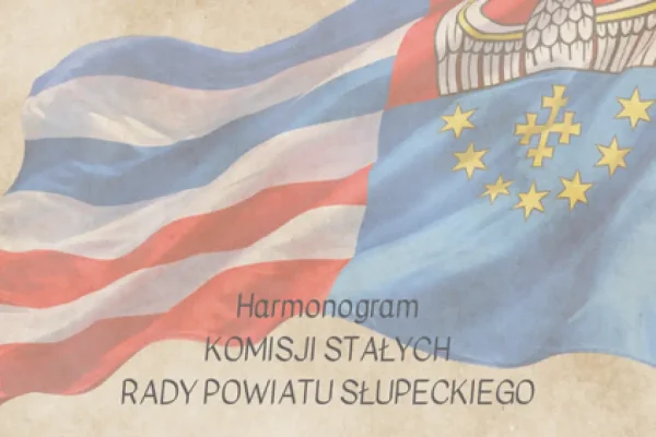 Harmonogram prac komisji stałych w Powiecie Słupeckim na kwiecień 2026
