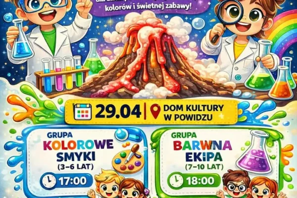 W Gminie Powidz ruszają warsztaty „Mali Naukowcy w Akcji” – nauka przez zabawę