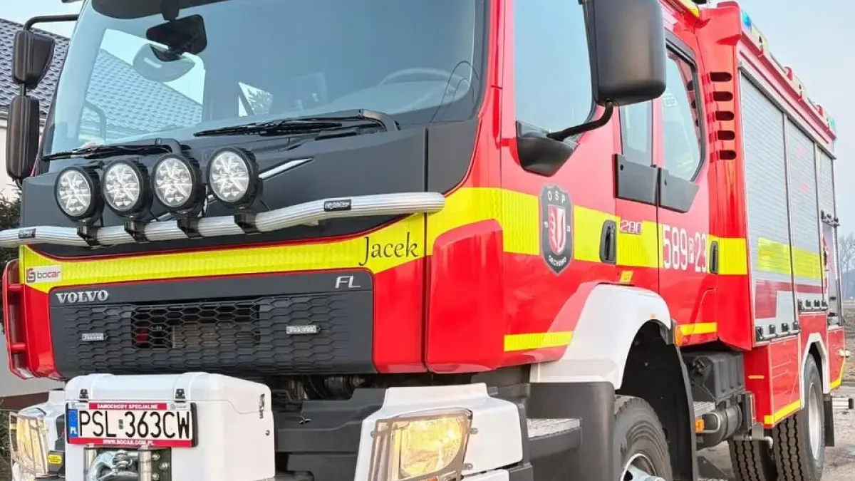 Kolizja w Orchowie. Zderzenie na skrzyżowaniu czterech ulic