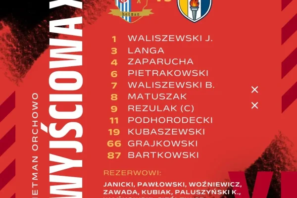 Hetman Orchowo podejmuje Płomień Nekla w domowym starciu