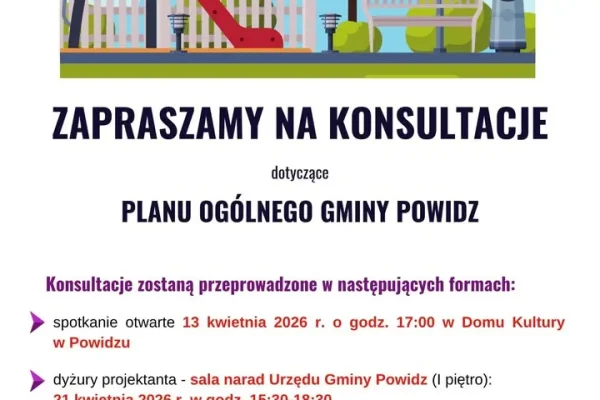Gmina Powidz przedłuża możliwość składania uwag do Planu Ogólnego – ostatnie dni konsultacji