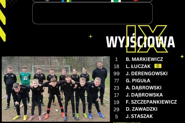 Młodzik młodszy Czarnych Ostrowite uległ Sokołowi Kleczew 0:5