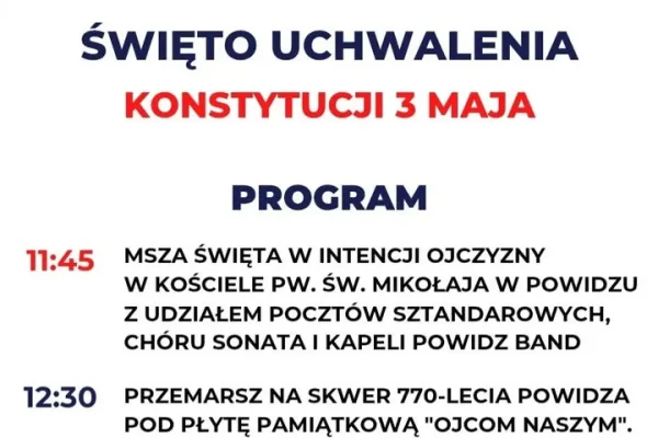 Majówka w Gminie Powidz – country, konstytucja i wspólne świętowanie