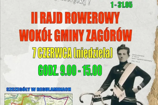 Rowerowa wiosna w Gminie Zagórów – zbieramy kilometry i ruszamy na wspólny rajd