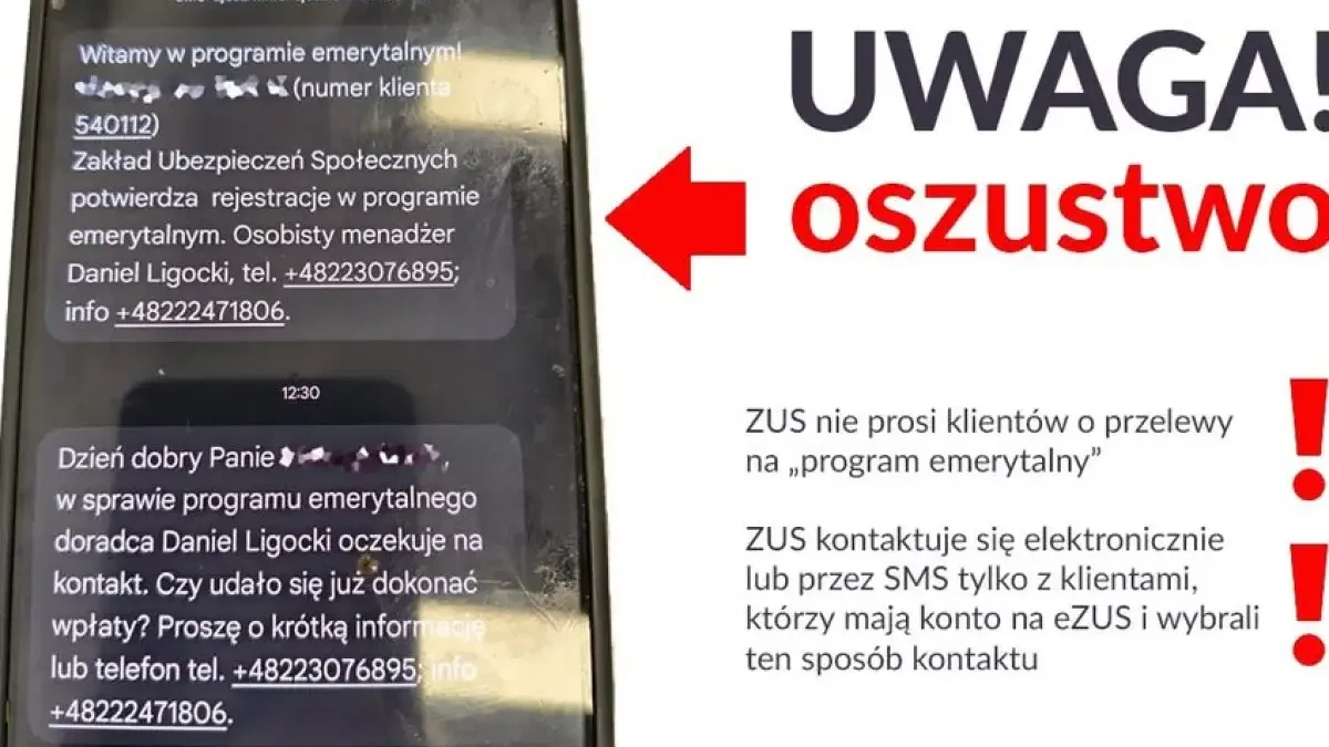 Seniorzy w Wielkopolsce na celowniku oszustów podszywających się pod ZUS