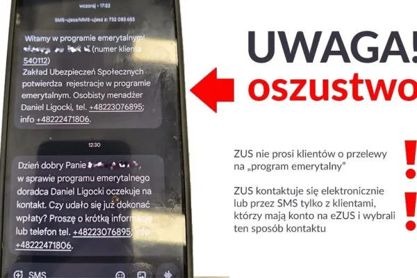 Seniorzy w Wielkopolsce na celowniku oszustów podszywających się pod ZUS