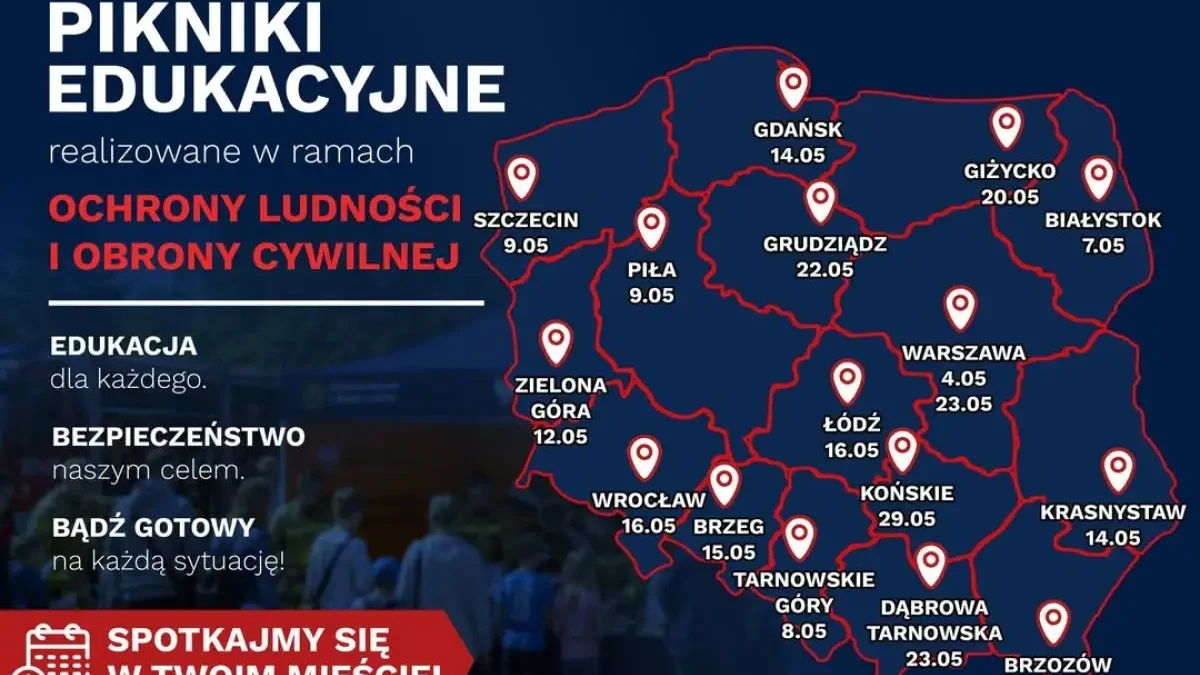 Pikniki edukacyjne Akademii Ochrony Ludności – sprawdź, gdzie odbędą się w ramach Dnia Strażaka
