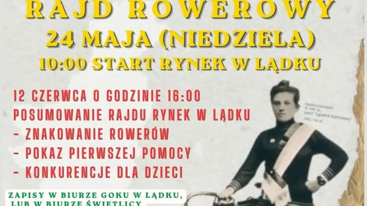 Wiosenny Rajd Rowerowy w Gminie Lądek – zapraszamy na wspólne kręcenie kilometrów