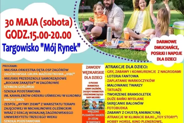 I Profilaktyczny Piknik Rodzinny w Zagórowie – dobra zabawa i troska o zdrowie