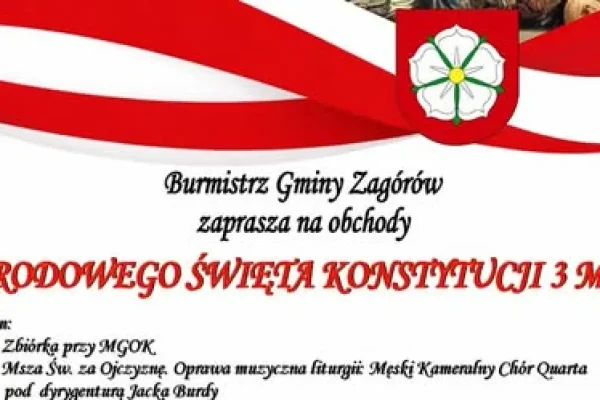 Obchody Święta Konstytucji 3 Maja w Zagórowie – program i atrakcje