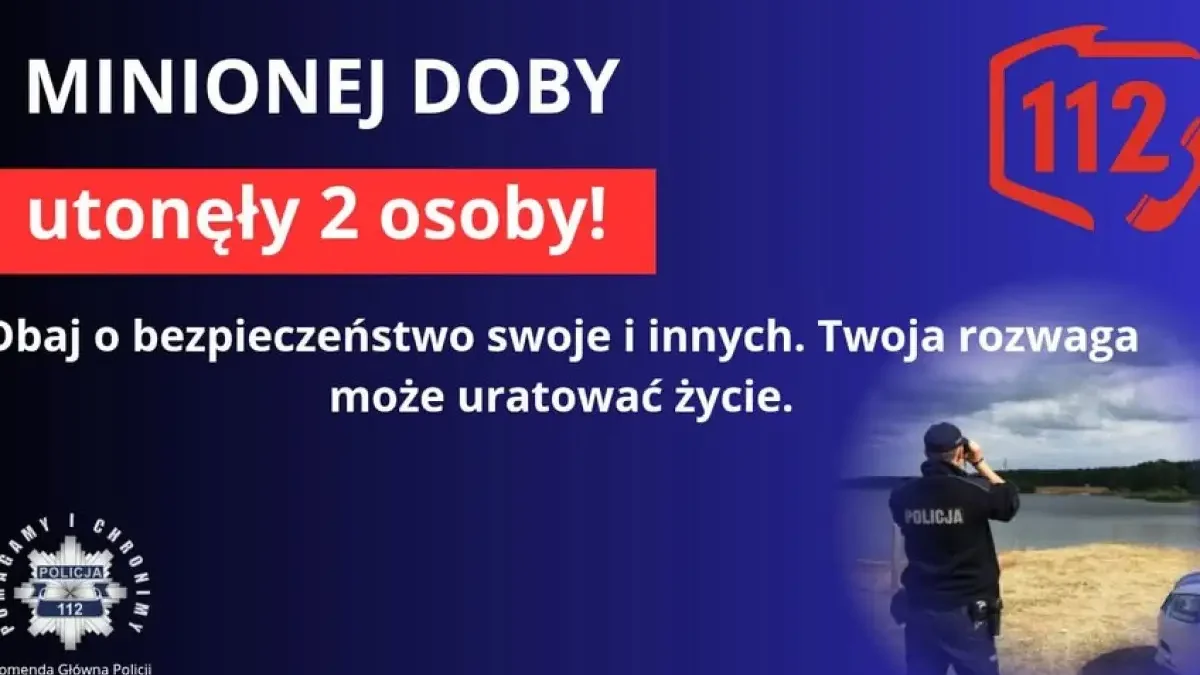Policja apeluje o rozwagę nad wodą – bezpieczeństwo przede wszystkim
