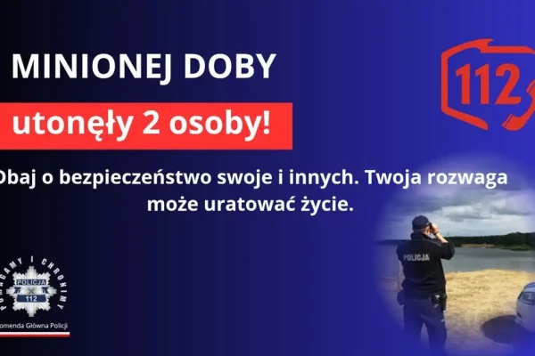 Policja apeluje o rozwagę nad wodą – bezpieczeństwo przede wszystkim