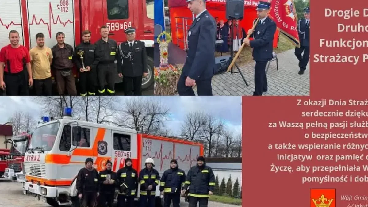 Gmina Powidz składa hołd strażakom w dniu ich święta