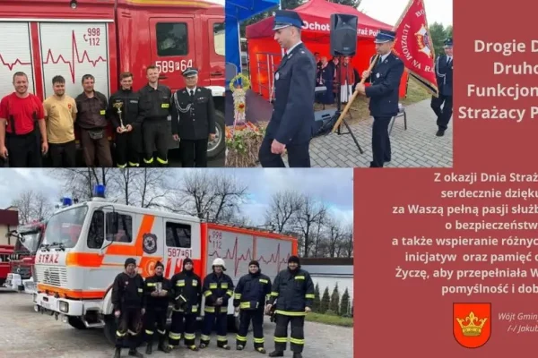 Gmina Powidz składa hołd strażakom w dniu ich święta