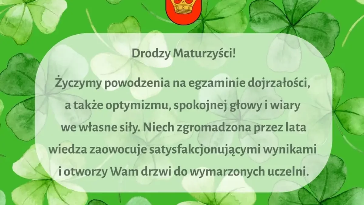 Maturzyści z powiatu słupeckiego rozpoczęli egzaminy dojrzałości – wsparcie z Powidza i Lądka