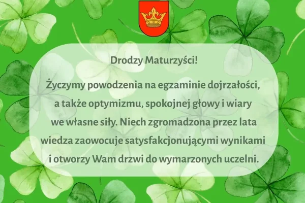 Maturzyści z powiatu słupeckiego rozpoczęli egzaminy dojrzałości – wsparcie z Powidza i Lądka