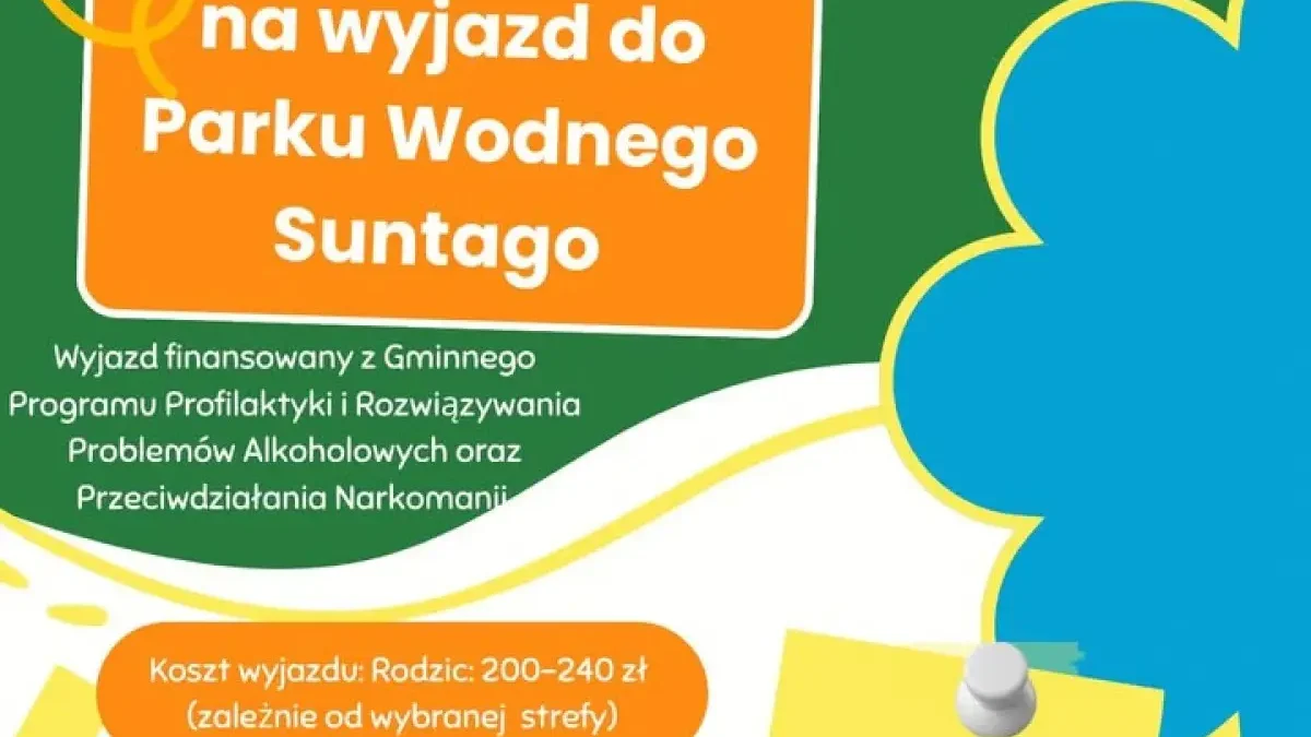 Wyjazd do Parku Wodnego Suntago z okazji Dnia Mamy i Dziecka – zaprasza Gmina Powidz
