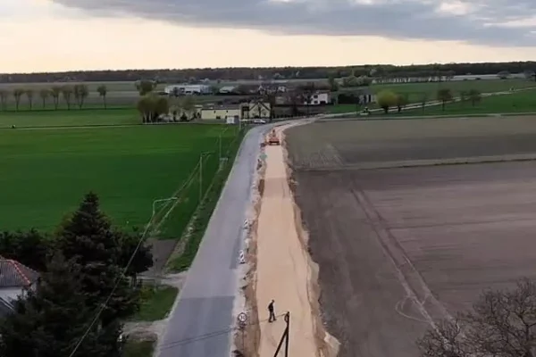 Nowa ścieżka pieszo-rowerowa w Pospólnie: 1,5 km komfortu i bezpieczeństwa
