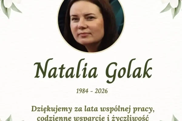 Pożegnanie Natalii Golak – pracownicy służby cywilnej z Komendy Powiatowej Policji w Słupcy