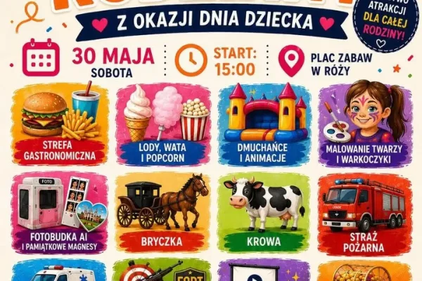 Rodzinny festyn w Róży – KGW Różany Zakątek zaprasza na wspólne popołudnie