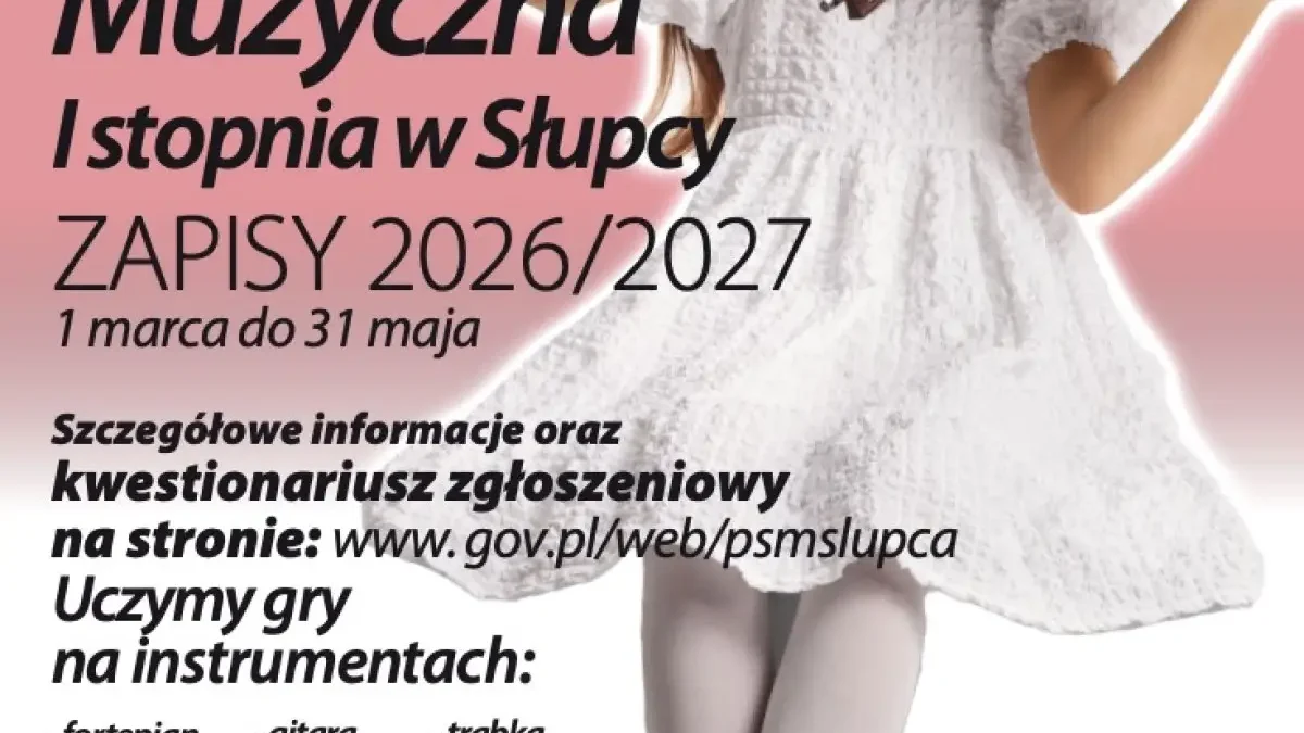 Ruszył nabór do Szkoły Muzycznej w Słupcy – sprawdź, jak dołączyć