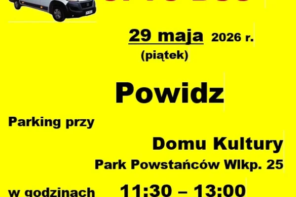 Bezpłatne badanie wzroku w Powidzu – OPTO-BUS zaprasza 29 maja