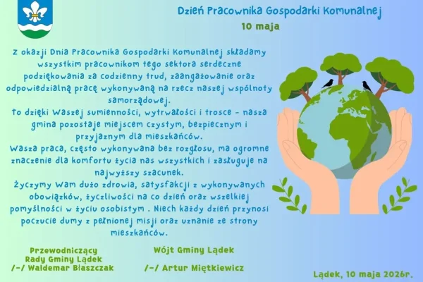30 lat Zakładu Gospodarki Komunalnej w Lądku – podziękowania dla pracowników z okazji ich święta