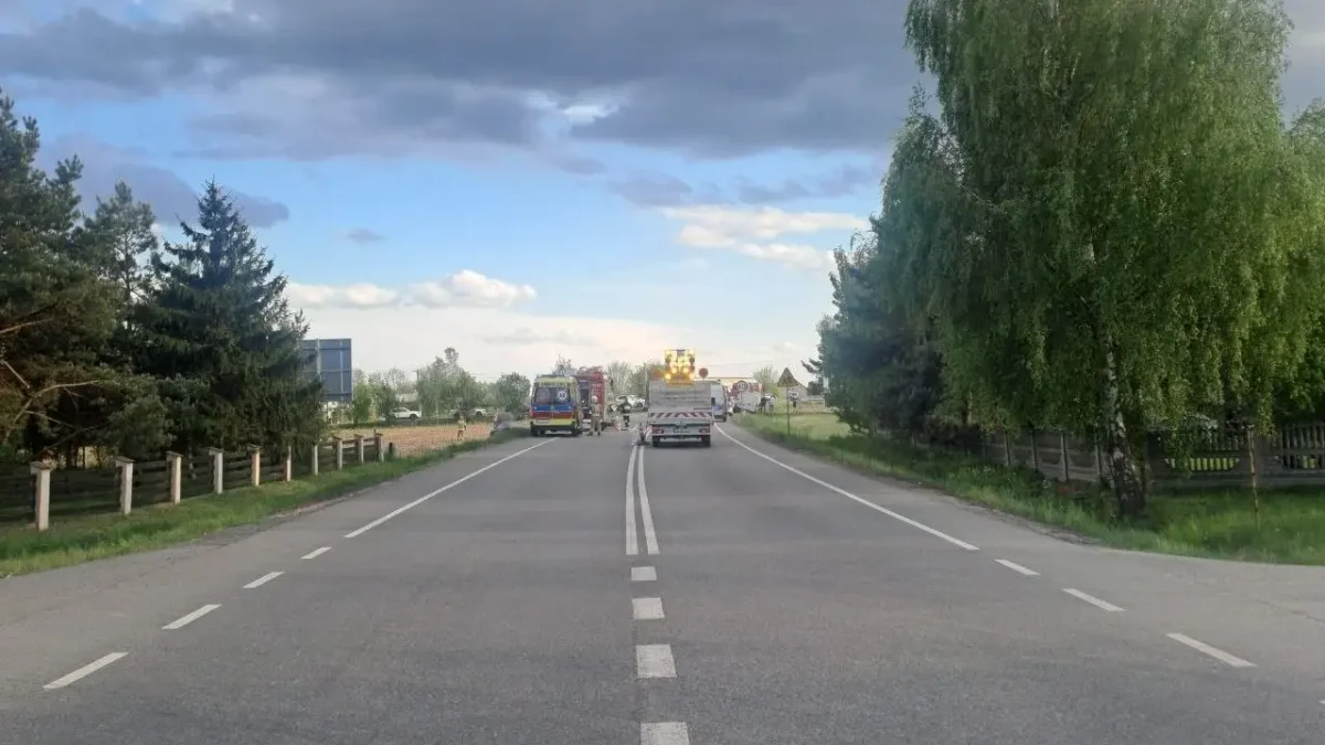 Utrudnienia na DK25 w Modle Królewskiej – zderzenie pięciu pojazdów