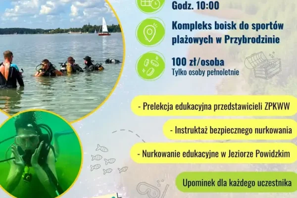 Podwodny spacer ramienicowy w Jeziorze Powidzkim – trzecia edycja warsztatów