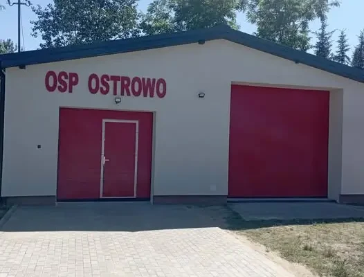 Remiza OSP Ostrowo zyskuje nowe oblicze – termomodernizacja na finiszu