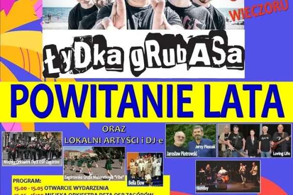 Powitanie Lata w Zagórowie: Łydka Grubasa gwiazdą niedzielnego festynu