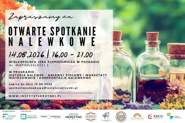 Otwarte Spotkania Nalewkowe – inauguracja 14 sierpnia w Poznaniu
