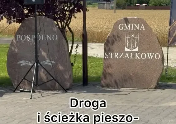 Nowa droga i ścieżka pieszo-rowerowa otwarte – rajd i zbiórka karmy dla schroniska